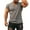 Grey, variant on Men'S Tee Shirt Breathable Fast Dry V Neck Casual Short Sleeved Summer Knit T Shirts Sun Protection Man Tshirt For Hot Weather