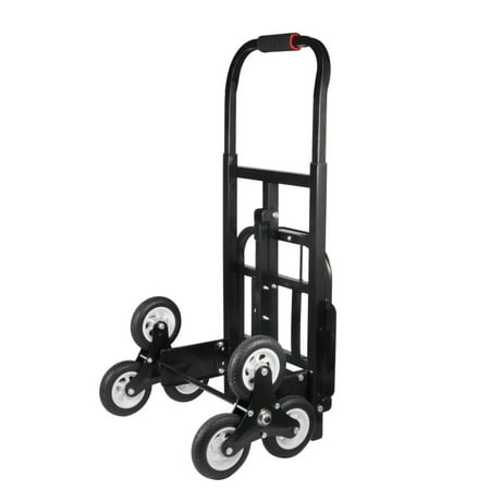 Olive Trolley - Portable Stair Climber Hand Truck, SOLID RUBBER TIRES-440LBS Barrow Hand Truck Bracket Roll Cart Trolley