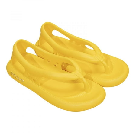 

Homedles Sandals for Women- Summer Comfortable Casual Flat Gift for women Open Toe Flip-flops Yellow