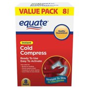 Equate Instant Cold Compress, 8 Ct