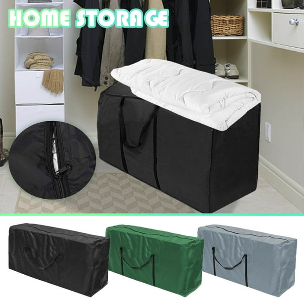 Xihbxyly Solo Productos Fabricados En Estados Unidos Bolsa de Almacenamiento de Tela 210D para Muebles de Exterior, Cojines y Colchas.