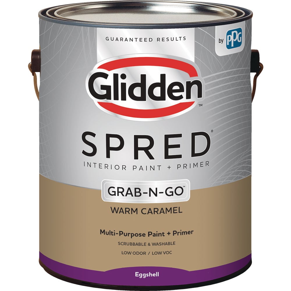 1Pack Glidden Spred Interior Paint + Primer GrabNGo Warm Caramel