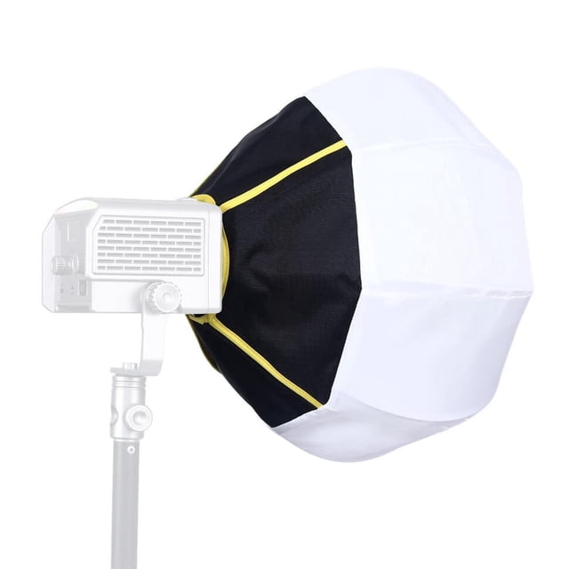 Lantern Softbox, 8 Resilient Ribs Sturdy 12 Inch Oxford Cloth Omnidirectional Light Diffuser Softbox Lightweight for COB LED Video Studio Light