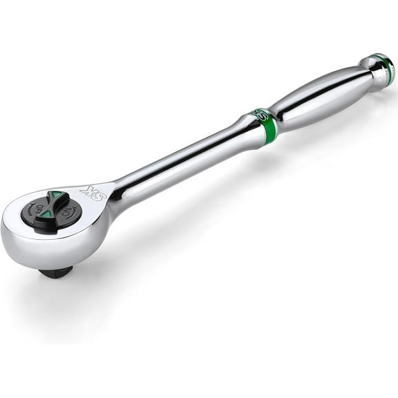 SK 1/2" Drive Ratchet Handle, 160-Position 2 Pawl Ratchet, Preminum CR-V Construction, with Contoured Handle