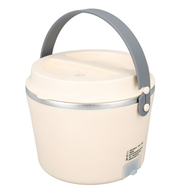 Car Electric Lunch Box, 1.2L Portable Food Heater Lunch Box Support 360 Degree Fast Even Heating Washable No Water Filling for Travel Outdoor