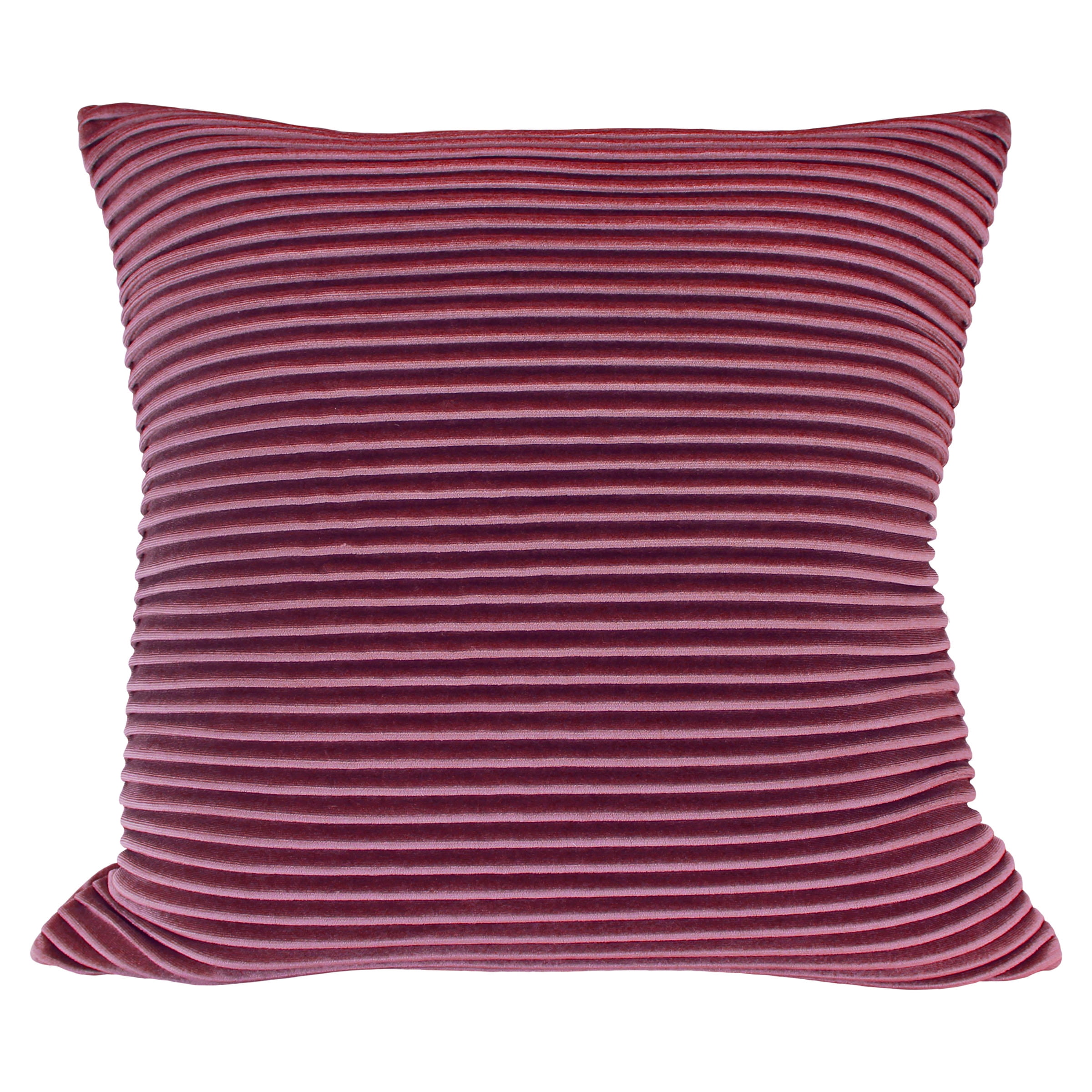 Better Homes & Gardens Pleated Velvet Decorative Throw Pillow, 18" x 18