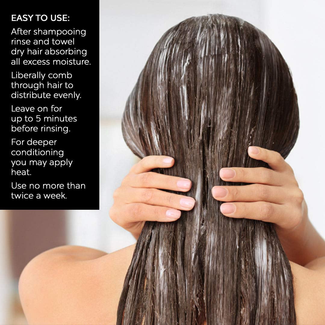 The Runway Looks Deep Conditioning Hair Mask, With Coconut, Bamboo & Caffeine (4oz)