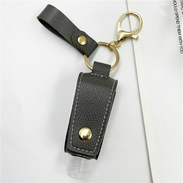 Fiudx Llavero de Botella de Viaje, Envase Recargable a Prueba de Fugas, Práctico para Artículos de Tocador, Loción de Manos y Más, Diseño Ligero, Fácil de Colocar En Bolsos, Llaves o Carteras, Tamaño