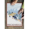 thumbnail image 2 of Breckenridge, Colorado, Downhill Skier, 500 Piece Challenging 19 x 27 Jigsaw Puzzle for Adults and Family, Made in USA, 2 of 2