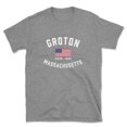 thumbnail image 1 of Groton Massachusetts Patriot Men's Cotton T-Shirt, 1 of 1