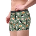 thumbnail image 5 of Salouo Animal Heads Print Men's Boxer Briefs,Breathable Underwear Elastic Waistband Briefs for Men -XX-Large, 5 of 8
