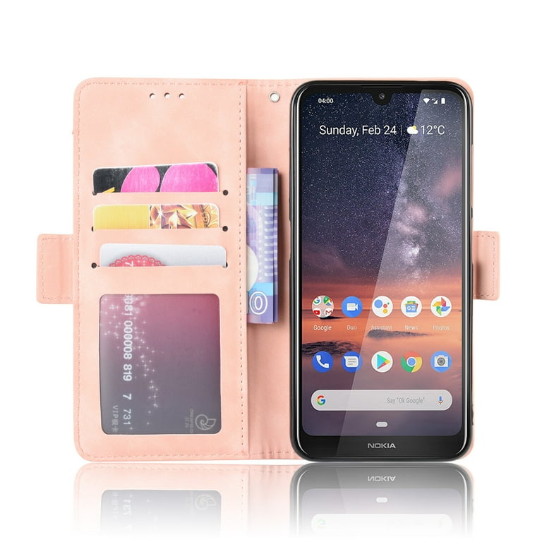 Case for Nokia 3.2 Cover Adjustable Detachable Card Holder