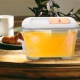 thumbnail image 4 of Luxshiny Fridge Door Water Jug Drinking Water Pitcher Refillable White 1Pcs, 4 of 8