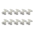 thumbnail image 2 of SmartBy 10Pcs 3D Glitters Rhinestone Alloy Bowknot DIY Decal Nail Art Tips Stickers, 2 of 7