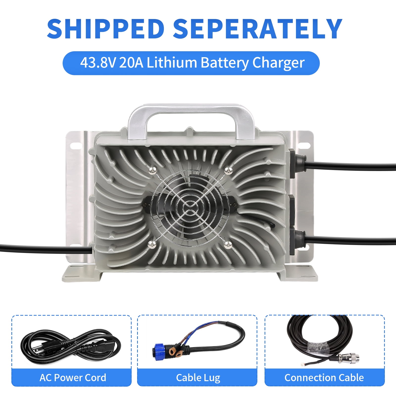 36V 105Ah Golf Carts LiFePO4 Battery Bluetooth,200A BMS,with Monitor Mobile APP & 43.8V 20A Charger,Deep Cycles Lithium RV Batteries