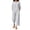 White, variant on CQXIDFH Pj Sets for Woman Cotton Linen 2 Piece Set Breathable Top with Wide Leg Pants Loose Summer Wear Casual Lounge Home Wear