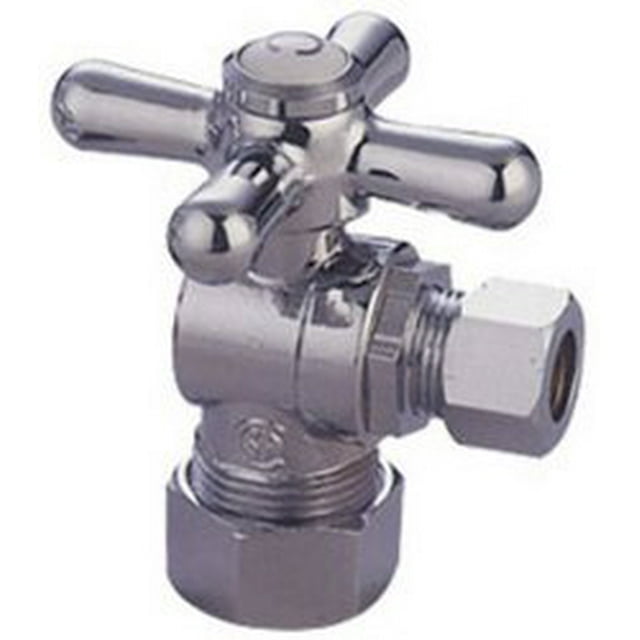 Kingston Brass Vintage Classic Angle Stop with 5/8" OD Compression x 1/2" or 7/16" Slip Joint