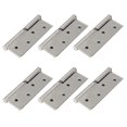 thumbnail image 4 of Juego de 6 bisagras con bandera para puerta, muebles, rodamiento silencioso, bisagra a tope, accesorios de Hardware para el hogar, 4 of 5