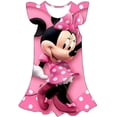 thumbnail image 1 of Serie de Disney, vestido de Minnie Mouse, ropa de verano para niños, vestidos para niñas, faldas informales de una pieza con dibujos animados bonitos, disfraz 5T Gao Jinjia LED, 1 of 2