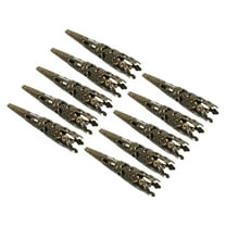Uxcell 41mm Corsage Decorative Holder Brooch Pin Vase Pocket Boutonnieres Holder Bronze 15 Pcs