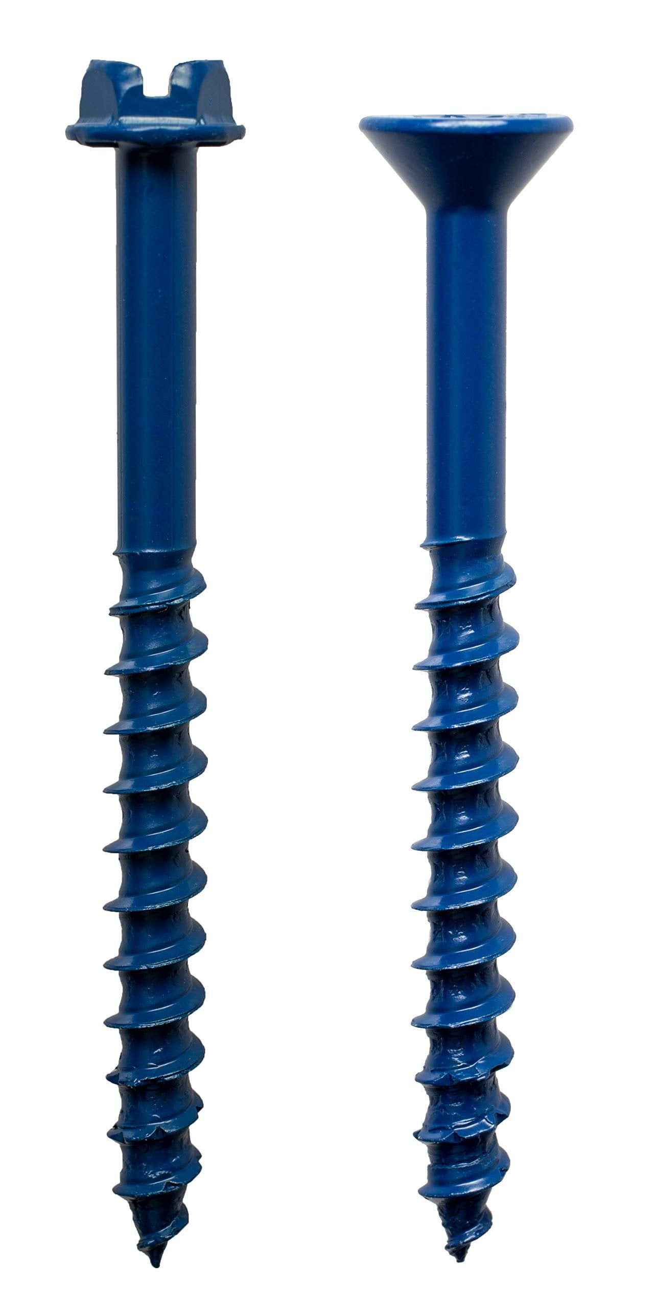 Simpson Strong Tie TNT25234TFC75 1/4 in. x 2-3/4 in. Flat Head Star Drive Titen Turbo Concrete Screws 75-Pack