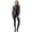 Black, variant on Lady Glossy Bodystocking Stretchy Sexy Full Bodysuit Long Sleeve Jumpsuit with Zipper Shiny Smooth Leotard Catsuit for Dance Practice Club Pole Dance