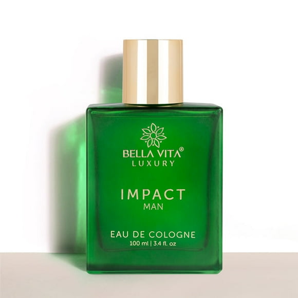 Bella Vita Luxury IMPACT MAN Eau De Cologne Perfume with Mandarin Orange, Patchouli, Cedar | Woody, Citrusy Long Lasting EDC Fragrance Scent for Men 100Ml