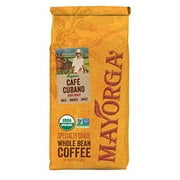 Organics Café Cubano, Dark Roast Whole Bean Coffee, 2lbs Bag, Specialty-Grade, 100% USDA Organic, Non-GMO Verified, Direct Trade, Kosher - PACK OF 4