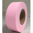 thumbnail image 2 of Tape Planet Light Pink Flagging Tape 1 3/16" x 31.200 ft Roll Non-Adhesive, 2 of 4