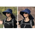 thumbnail image 3 of CoCopeaunts Sun Hat with Ponytail Hole Women's Fisherman Hats Outdoor Hat Wide Brim Hat Hiking Beach Grdening Fishing Neck Flap, 3 of 6