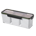 thumbnail image 4 of Esquirla Chilled Condiment Server Cold Food Buffet Server 3 Section on Ice Kitchens Appetizer Serving Tray for Appetizers Meats Outdoor, 4 of 8