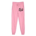 thumbnail image 2 of Sakmal Womens Sweatpants Love Valentines High Waisted Fleece Lined Joggers Pants Heart Print Stretchy Workout Pink Womens Sweatpants XXL, 2 of 8