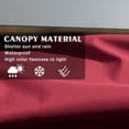 thumbnail image 3 of Kozyard Morgan 10’ x 13’ Pergola, Aluminum Frame, Sunshade Canopy, Waterproof, Red, 3 of 7