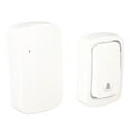 Wireless Doorbell Self Powered Door Bell Voice ABS Hole Free