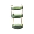 thumbnail image 3 of EHJRE Makeup Brush Holder Spice Rack Portable 3 Tier Rotating Skincare Organizer Fruit green, 3 of 7