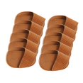 thumbnail image 3 of Thinsony Golf Head Covers PU Portable Protector Travel Athlete Golf for Training Brown Large 10 Pcs 1Set, 3 of 6