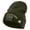 Olive, variant on US Paratrooper Veteran Embroidered 12 Inch Long Knitted Beanie - Olive OSFM