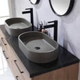thumbnail image 6 of Trento 60" Double Concrete Sink Bath Vanity in North American Oak with Mirror, 6 of 12