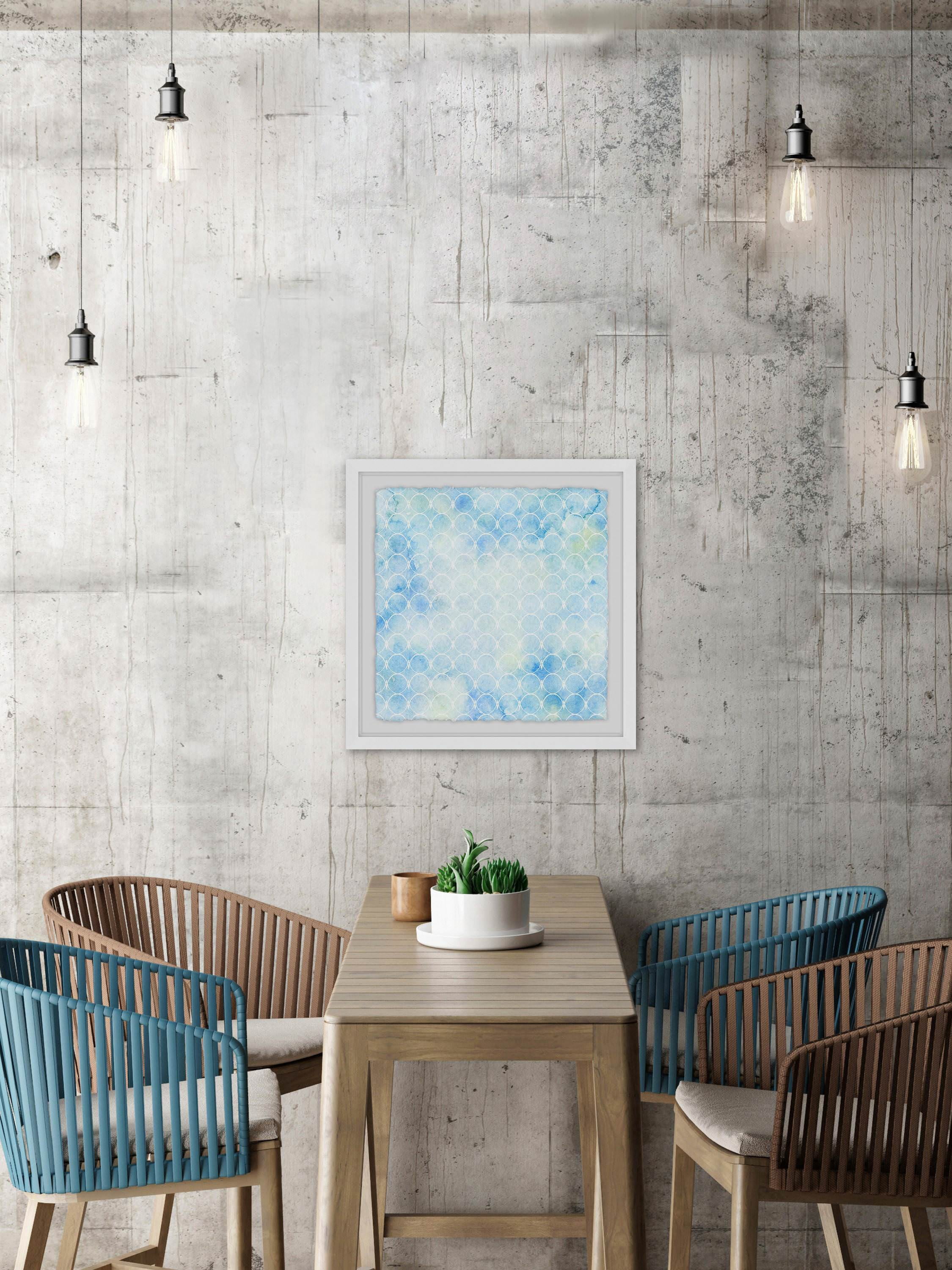Prismatic Artic Framed Painting Print