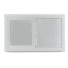 Window 30" x 18" Double Pane Tempered Clear Glass Low-E PVC Frame Horizontal