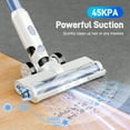 thumbnail image 3 of Fieety Cordless Stick Vacuum - 45KPa Suction, 45-Min Runtime, HEPA Filter - Lightweight for Pet Hair, Carpets & Hard Floors, 3 of 12
