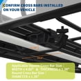 thumbnail image 3 of EDTara Universal Rooftop Cargo Carrier Basket, 200 Lbs Capacity Heavy Duty Rack With Extension, Weather Resistant for Various Vehicles, 3 of 6