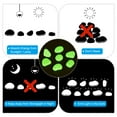 thumbnail image 6 of Uxcell 100Pack Glow Rocks 8-11mm Glow Pebbles Decoration in the Dark Luminous Stones Decor DIY Decorative Green, 6 of 6