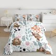 thumbnail image 2 of Homewish Grey Sloth 3-Piece Full Size Comforter Sets for Teens Boys Girls,Flower Animal Bedding Comforter Set,Dreamy Princess Lightweight Bedding Sets,Ultra Soft Home Decor,Reversible, 2 of 8