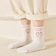 thumbnail image 5 of 5 pares de calcetines deportivos de algodón para niñas, calcetines deportivos de tubo medio, diseño bonito, transpirables, cálidos, atléticos, XL, 5 of 5