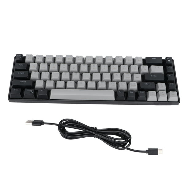 Laptop Keyboard,Mechanical Keyboard 68‑key Red RGB Keyboard Mechanical