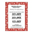 thumbnail image 2 of Great Papers Snowy Flakes Holiday Letterhead Red/White 80/Pack (2011866), 2 of 2