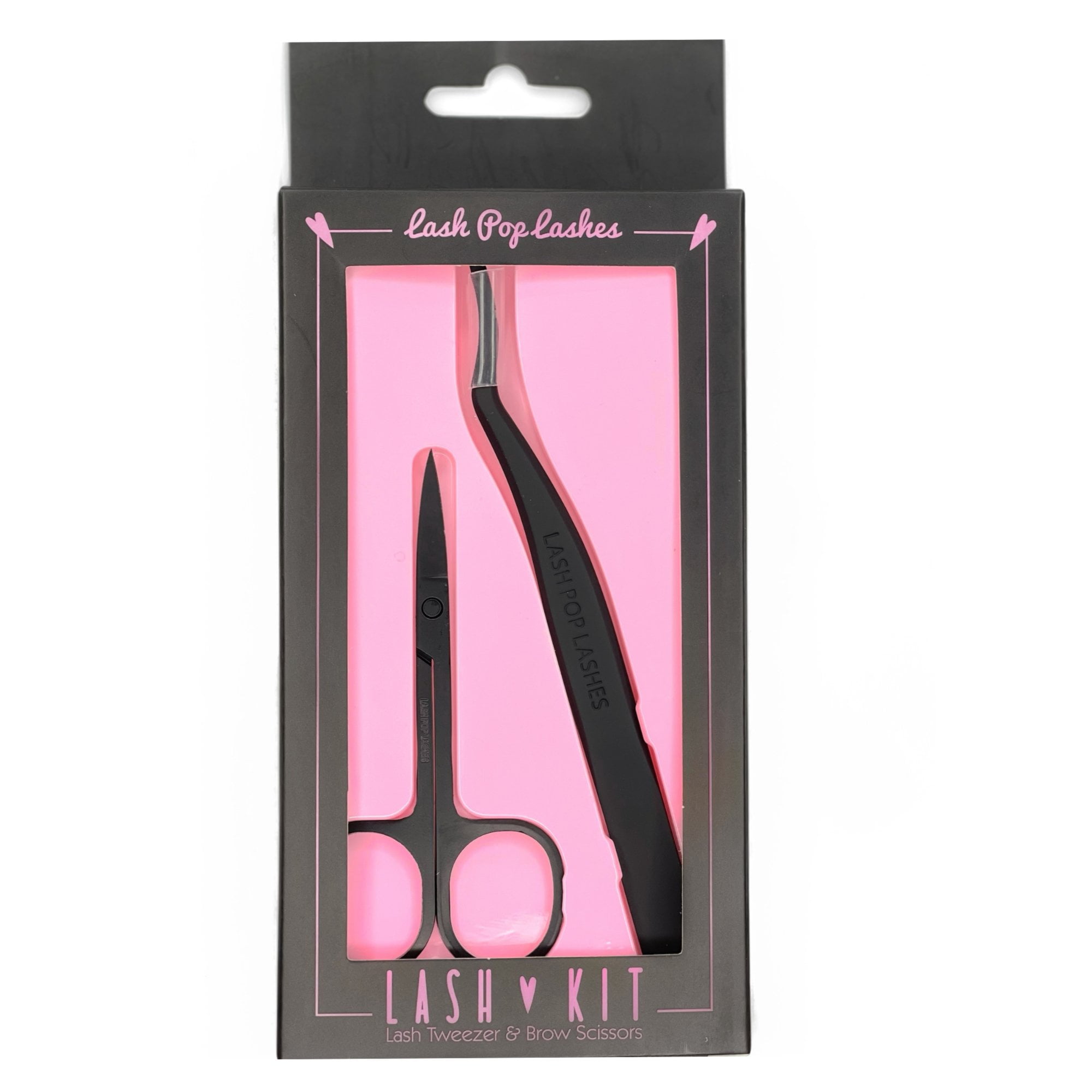 Lask Tweezer & Brow Scissors Lash Kit