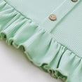 thumbnail image 5 of Toddler Sweatsuits Girls Girls 2 Piece Outfit Sleeveless Crop Tank Tops Ribbed High Waisted Shorts Casual Summer Matching Set 2 Piece, 5 of 5