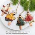 thumbnail image 4 of Decoraciones Decoración del árbol de Navidad del ángel volador bailando (juego de 4 piezas), 4 of 5